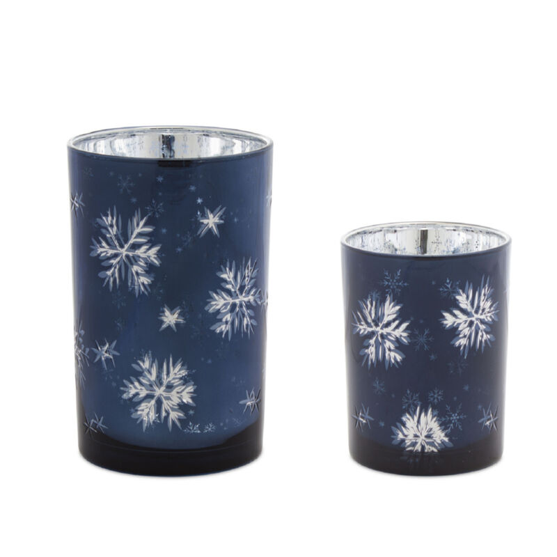 Set of 2 Decorative Candle Holders for Home D&eacute;cor and Ambient Lighting image number 0