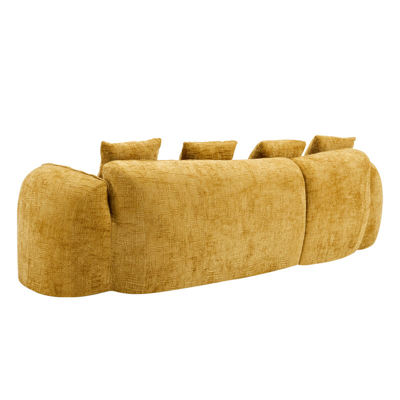 TATEUS L-shaped high-elastic sponge compressed sofa