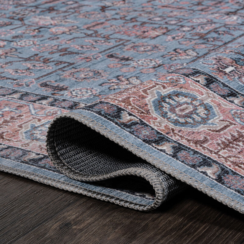 Kemer All-Over Persian Machine-Washable Area Rug
