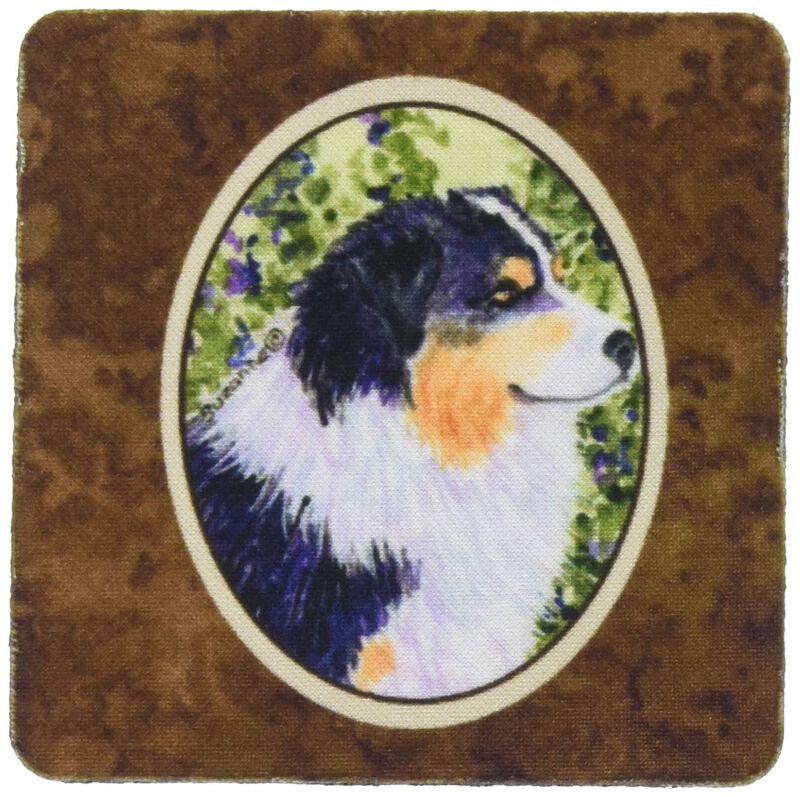 Caroline's Treasures SS8737FC Australian Shepherd Foam Coasters (Set of 4), 3.5 H x 3.5 W, Multicolor image number 0