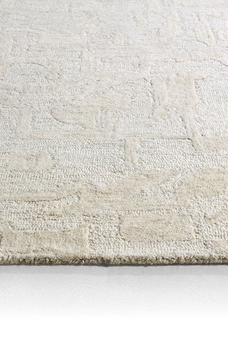 Kafes Amine White Sand 8'6" x 11'6" Rug image number 4