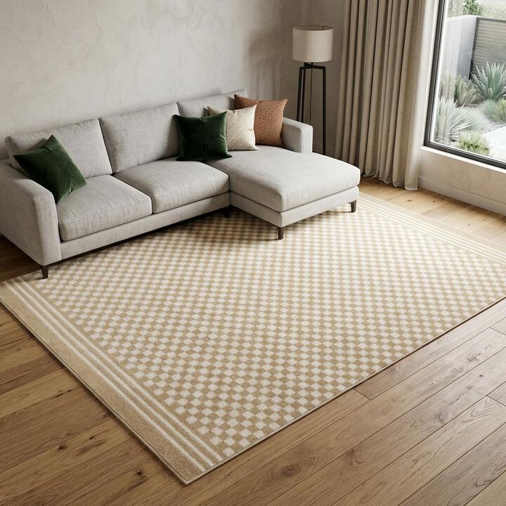 HomeRoots Geometric Area Rug