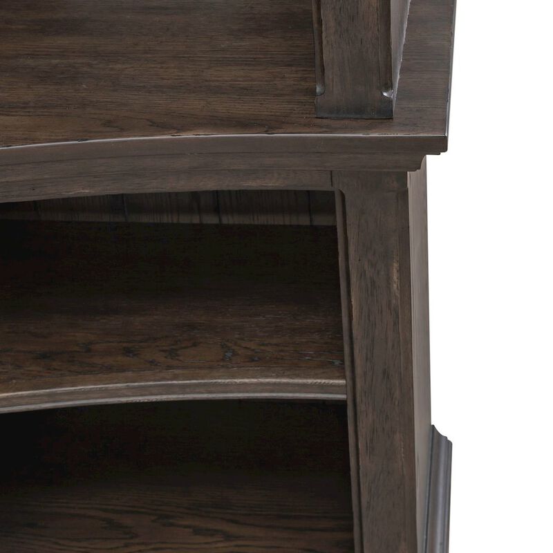 Liberty Furniture Paradise Valley Entertainment Center with Piers for Living Room - Saddle Brown image number 5