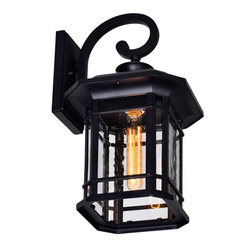 Blackburn 1 Light Outdoor Black Wall Lantern