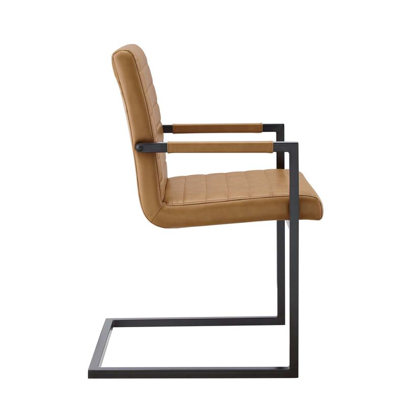 Savoy Vegan Leather Dining Chairs - Set of 2 image number 3