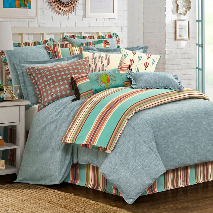 Chambray Full Comforter Set
