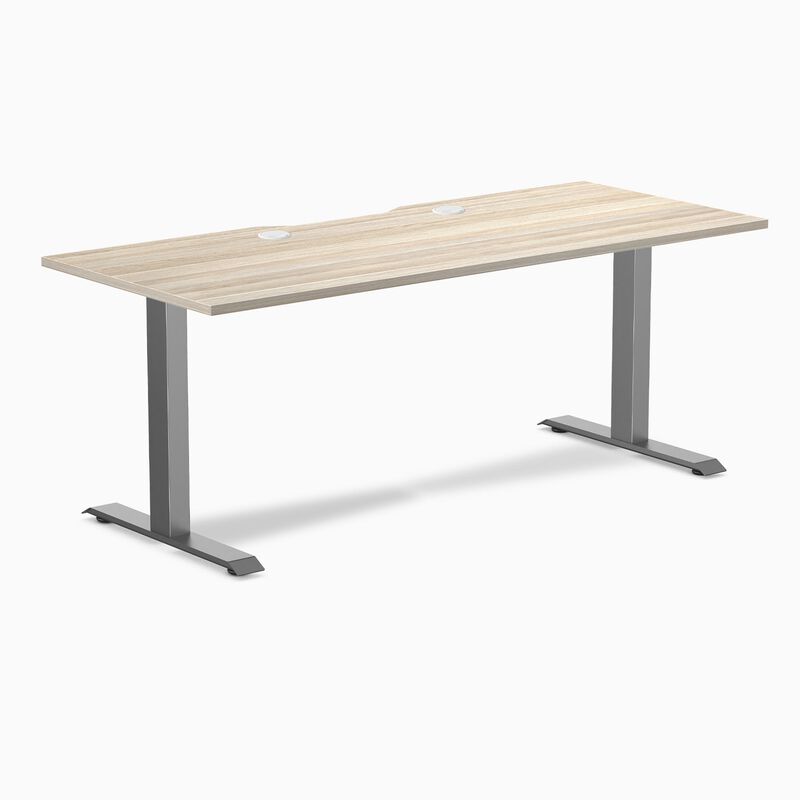 Desky Zero Scalloped Laminate Office Desk image number 0