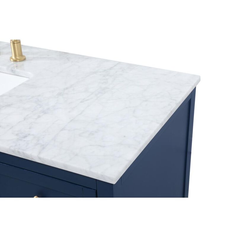 Elegant Kitchen and Bath 42 inch Single bathroom vanity in blue