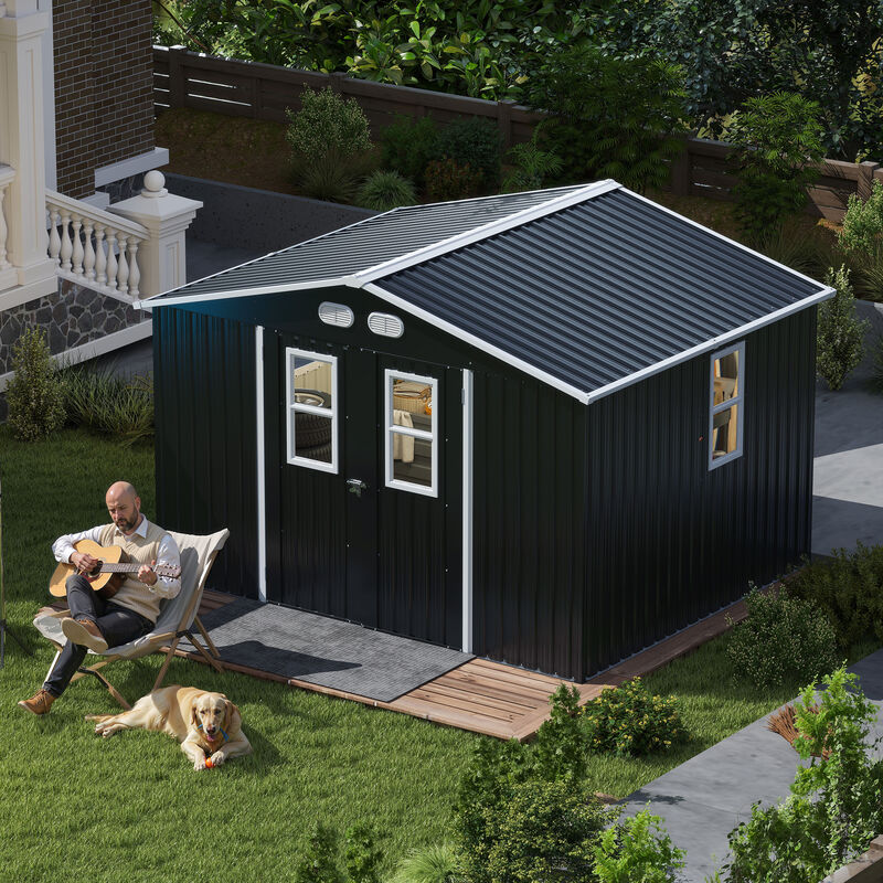 Outdoor Storage Shed, 8x10  protective film image number 2
