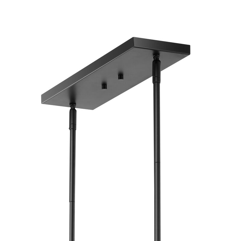 Luca Parisian Modern Glam Iron Globe Linear LED Pendant