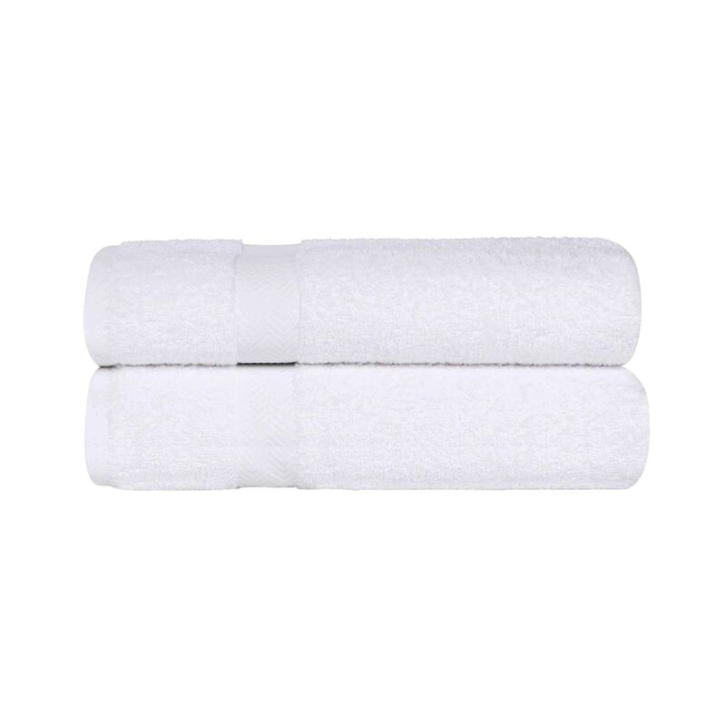 Absorbent Cotton Bath Sheet Set of 2 for Home and Guest Bathroom image number 0
