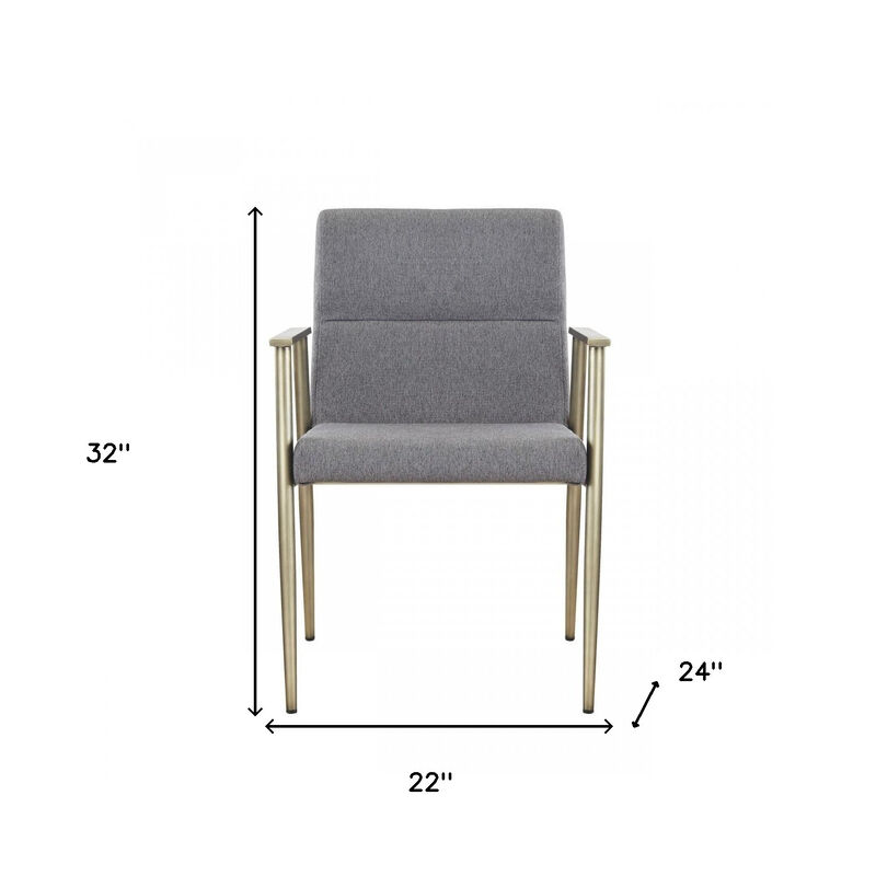 Upholstered Contemporary Dining Chair with Durable Frame