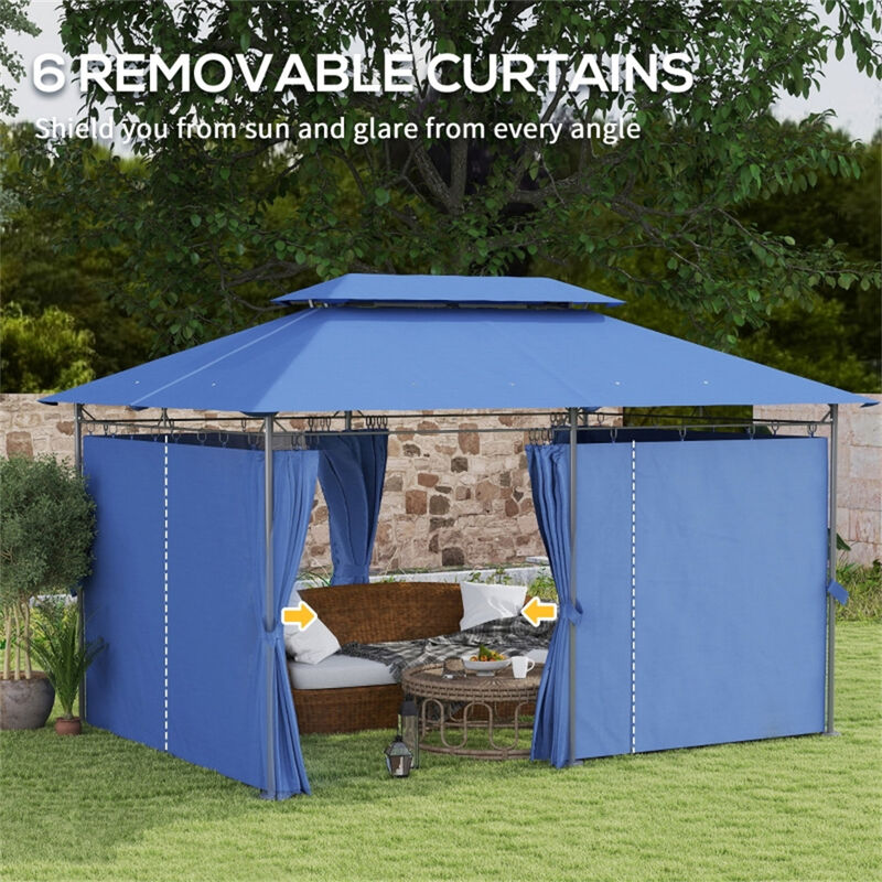 Large Party Tent with Durable Frame for Backyard Events & Outdoor Parties
