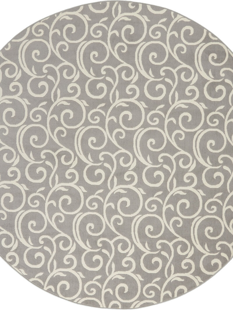 Grafix GRF19 Gray 8'6" x 12' Rug