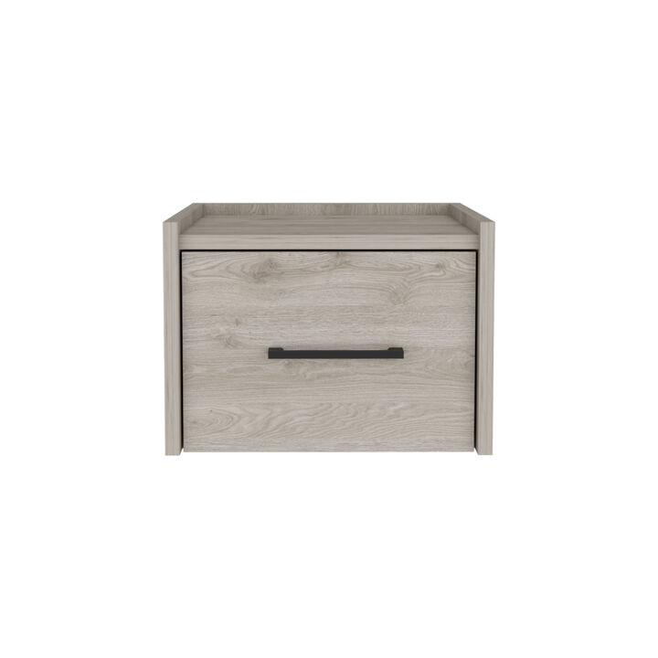 Streamdale Floating Nightstand Calion, Bedroom, Light Gray