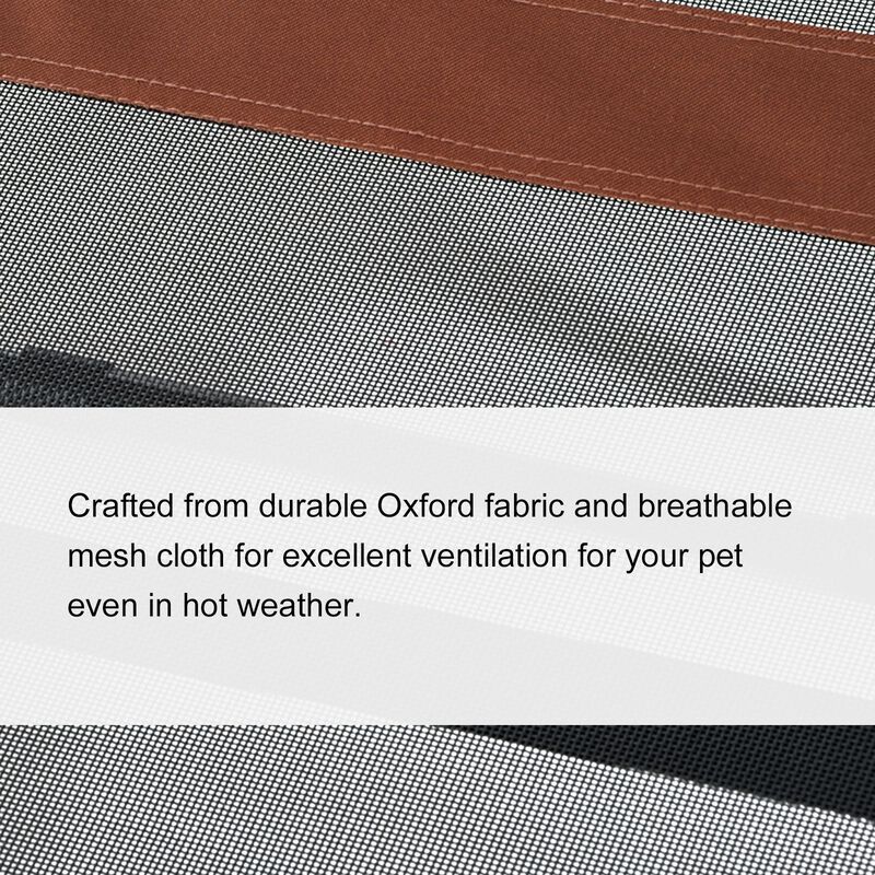 Tan Dog Lounger: 48"x36" Cooling Elevated Bed for Large Dogs