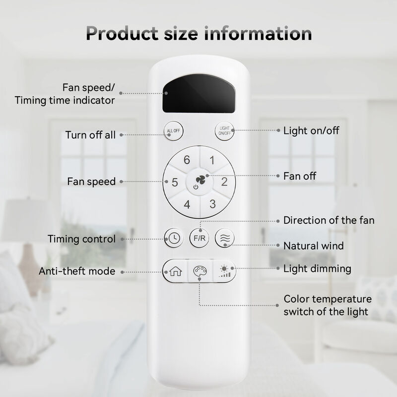 ELEMENT ACE Elegant Indoor Wood Ceiling Fan With Energy Efficient LED Lighting image number 6