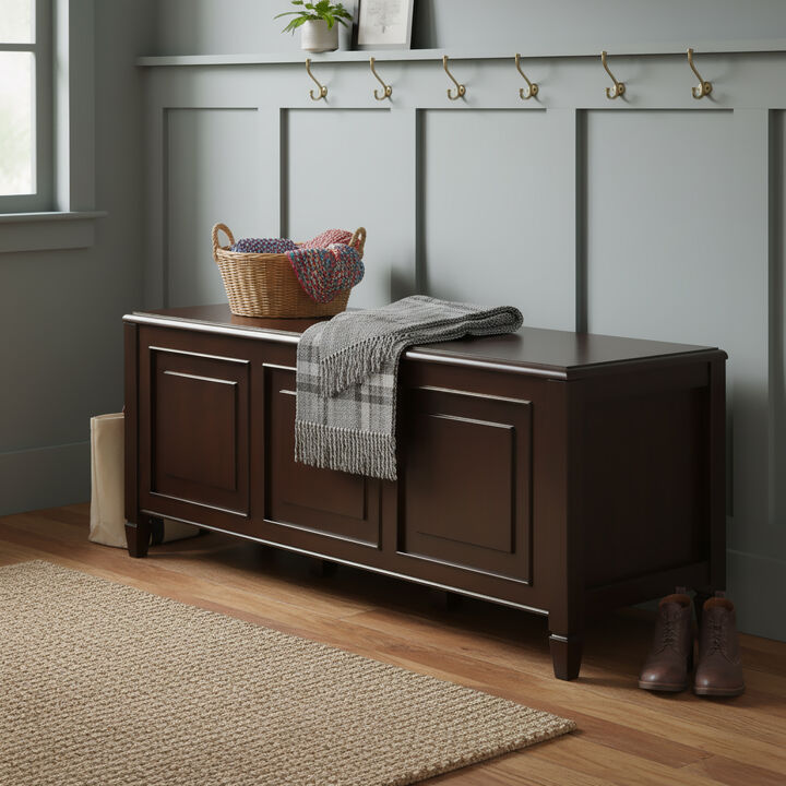 Simpli Home Connaught Storage Bench Trunk