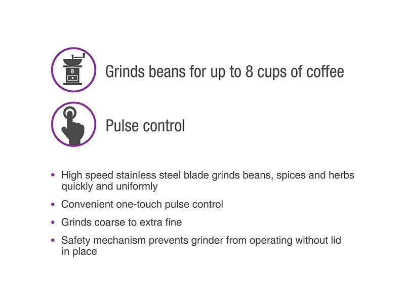 Salton CG1990 Coffee and Spice Grinder image number 5