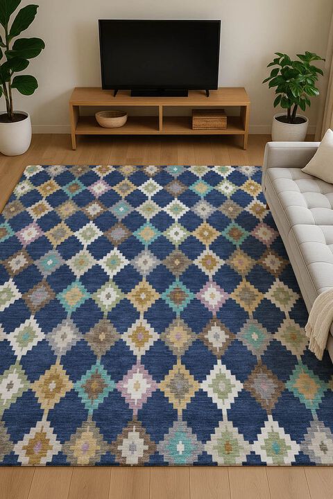 Kenner KN10 Navy 9' x 12' Rug