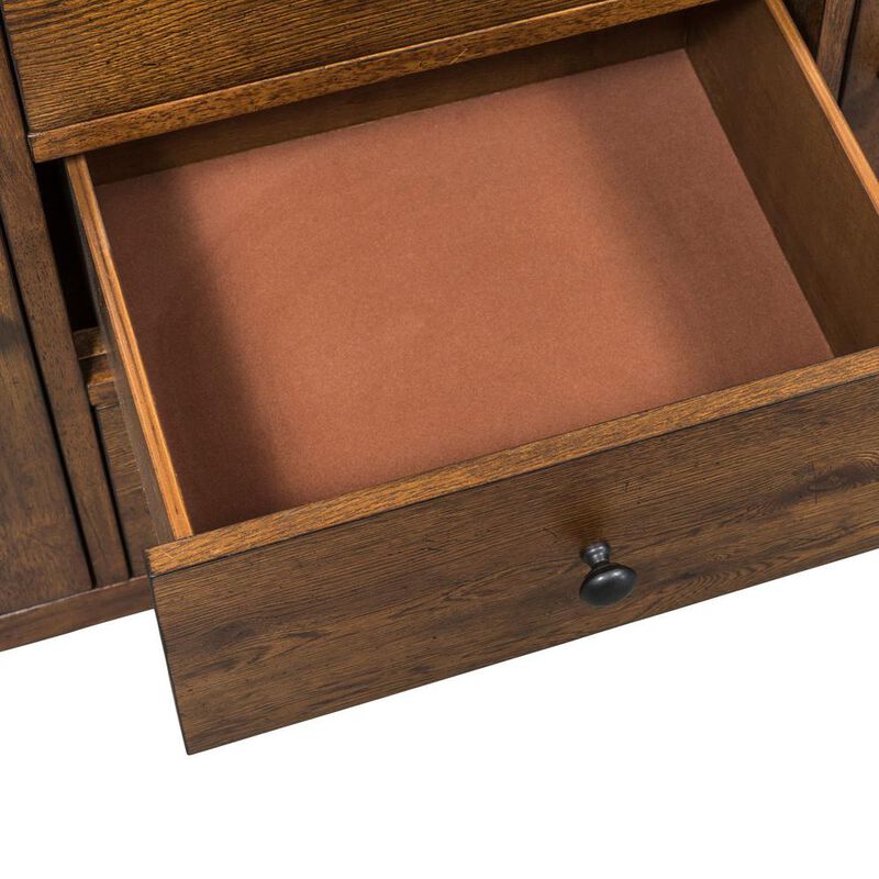Liberty Furniture Hearthstone Ridge Buffet in Tobacco image number 4