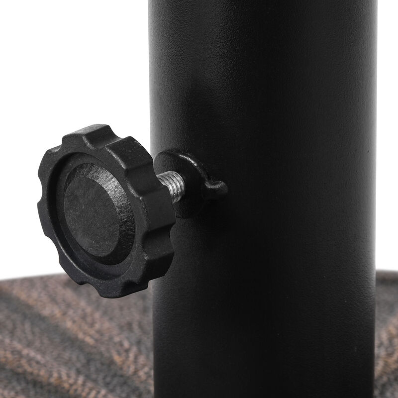 WestinTrends Westintrends 20" diameter round hard plastic free standing umbrella base