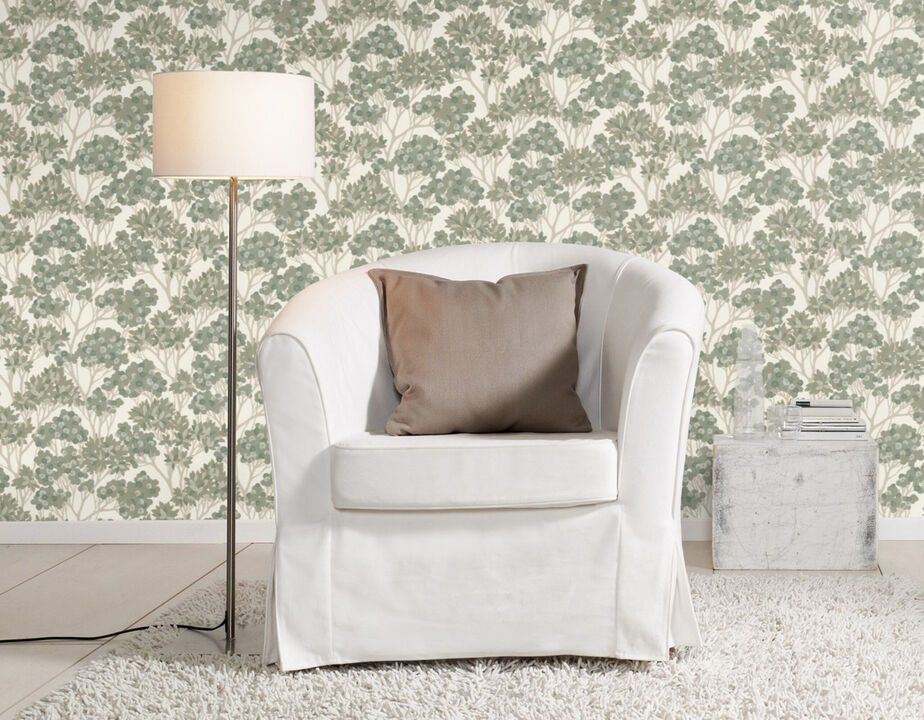 Stickley Green Tree Wallpaper