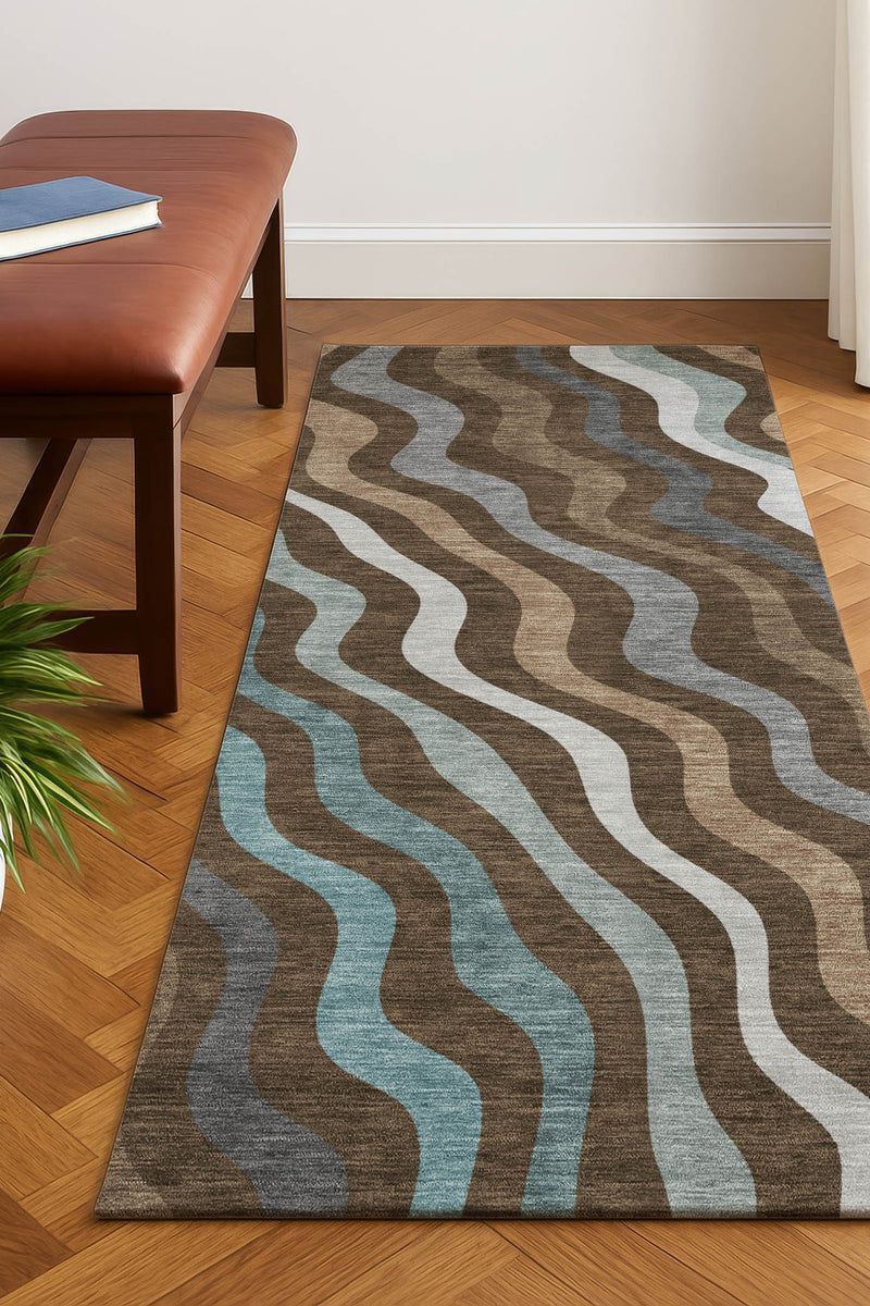 Kenner KN4 Chocolate 10' x 14' Rug image number 4