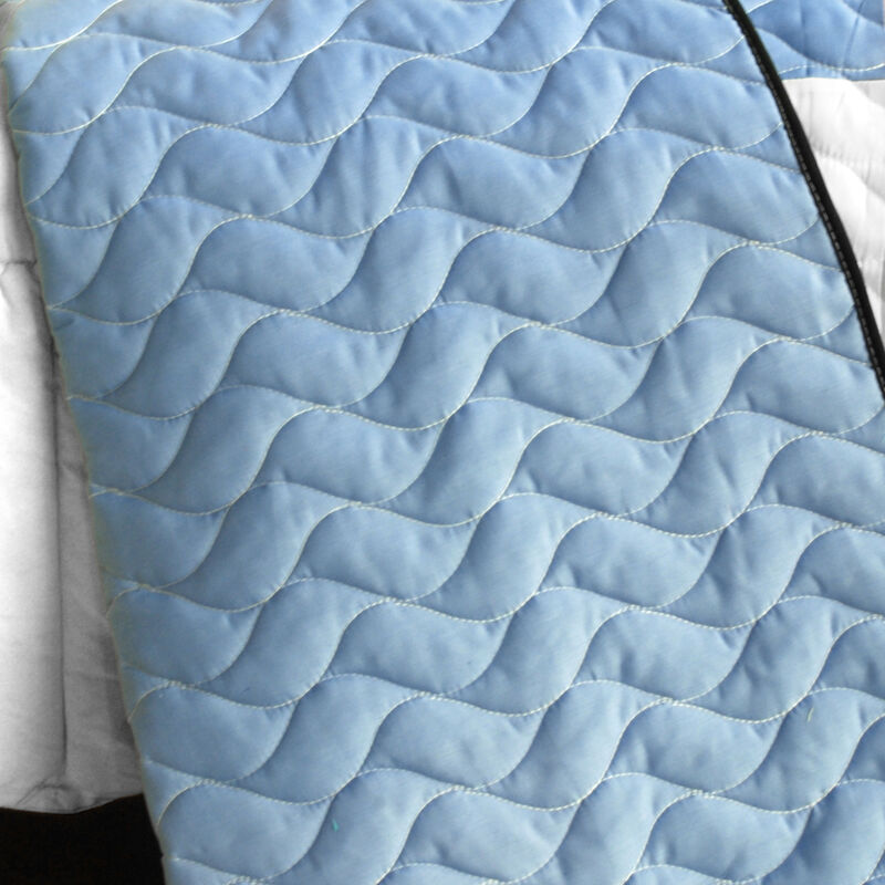 Queen Size 3-Piece Vermicelli Quilted Patchwork Quilt Set with Matching Shams image number 4