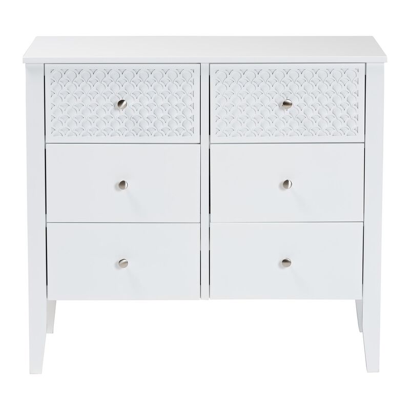 Lara Dresser with Laser-Cut Geometric Overlay image number 2