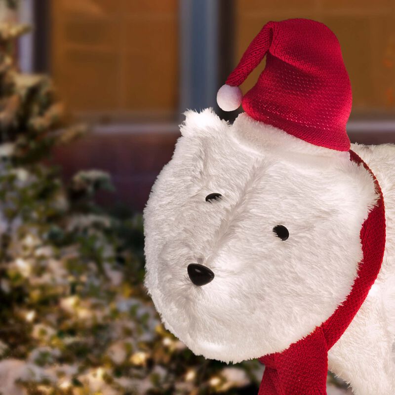 Mama and Baby Polar Bear (Set of 2) Outdoor Lighted Christmas Yard Decor image number 3