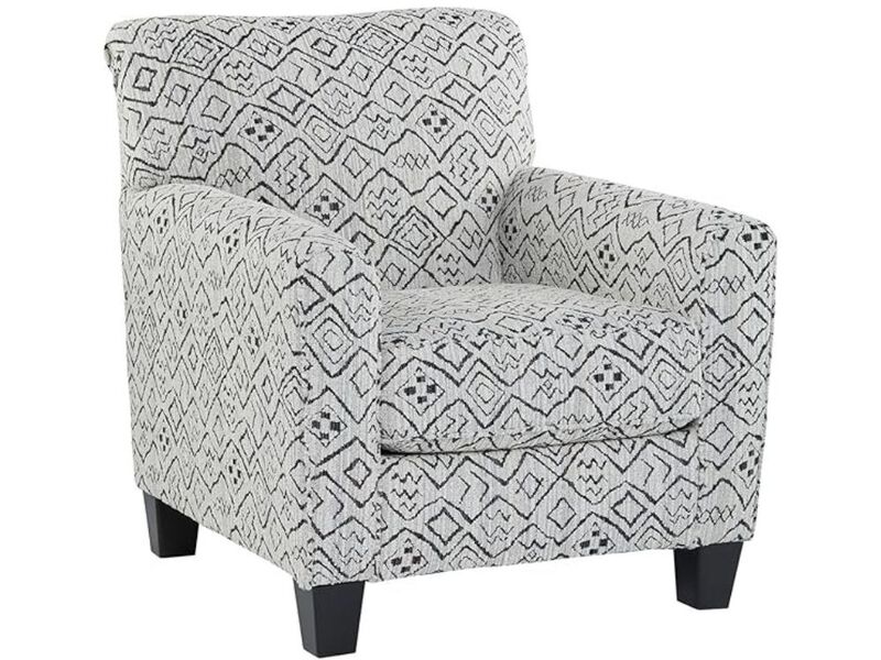 Accent Chair &ndash; Black & Gray Modern Armchair with Removable Cushions, Hayesdale image number 0