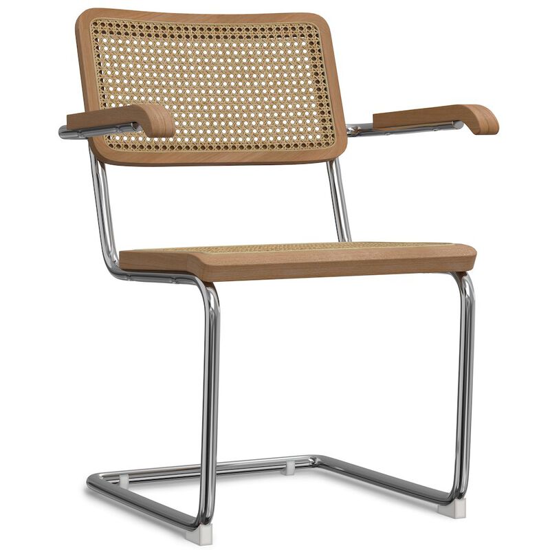 Simpli Home Madalyn Dining Arm Chair ( Set of 2 ) in Natural Rattan image number 6