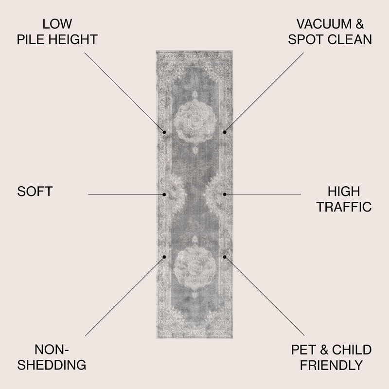 Kelly Rosalia Cottage Medallion Area Rug