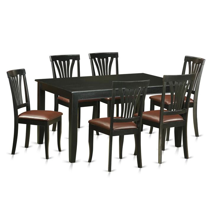 7 Pc Dining room set -Kitchen Table and 6 Dining Chairs