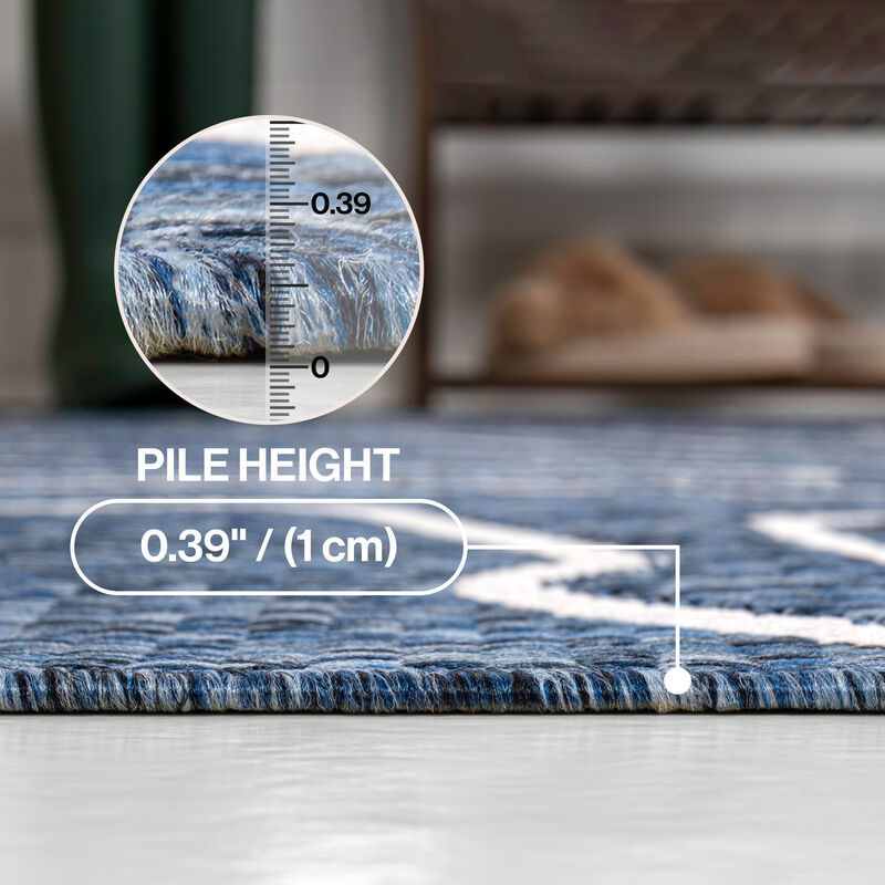 Nolan Modern Coastal Organic Shapes Indoor/Outdoor Area Rug