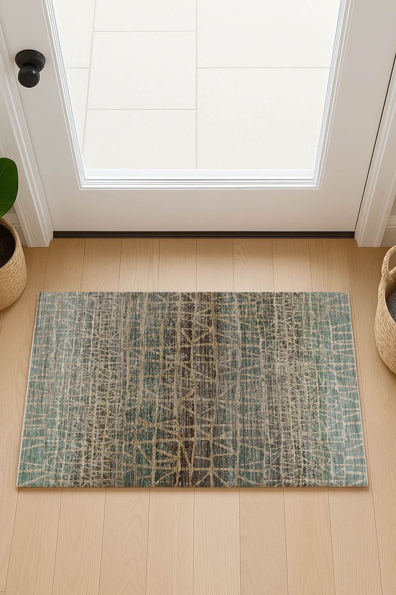 Nexus NX1 Teal 9' x 12' Rug image number 2