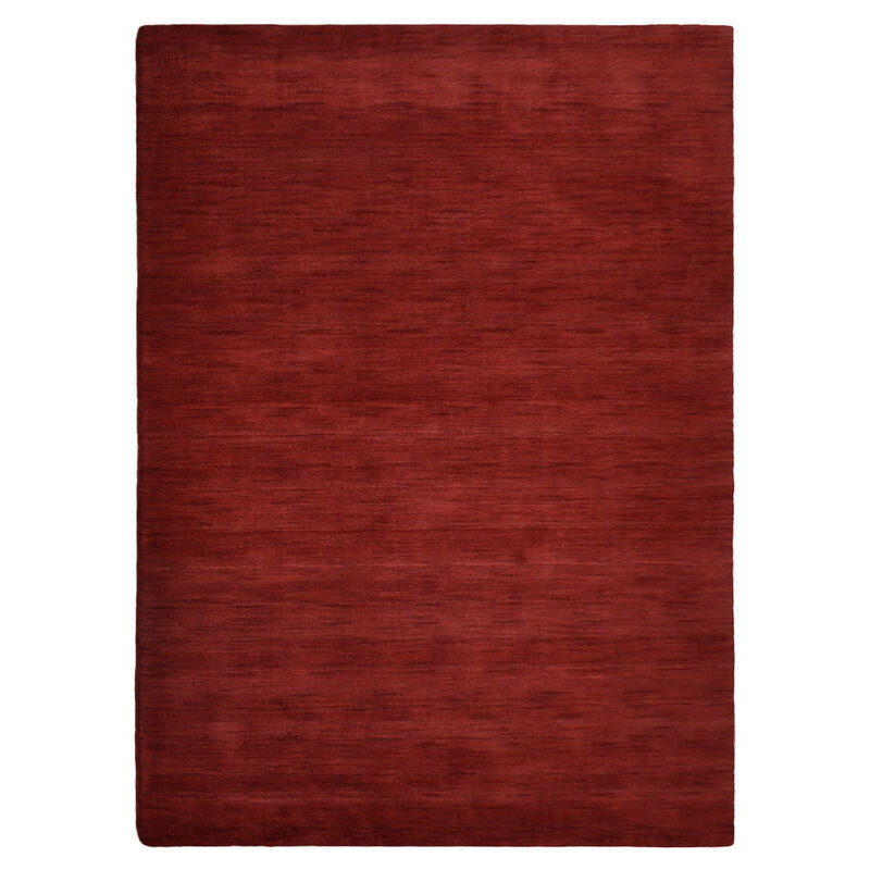 RUGSOTIC CARPETS HAND KNOTTED LOOM WOOL ECO-FRIENDLY AREA RUGS  - Rectangle, Solid Plain Design, High Pile Handmade Anti Skid Area Rugs for Living Room, Bed Room (L00999) image number 0