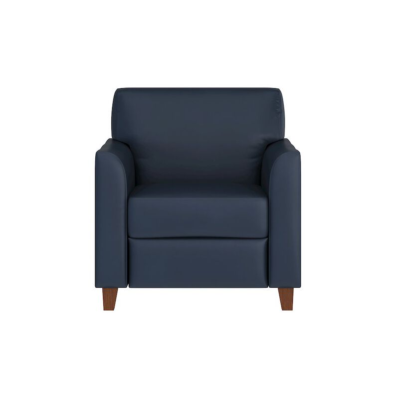 Flash Furniture HERCULES Diplomat Series Navy LeatherSoft Chair image number 4