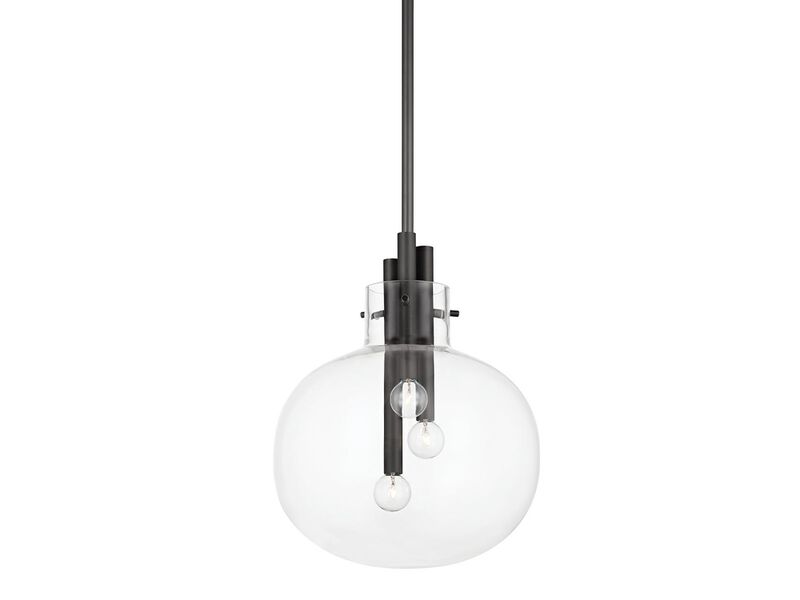 Hempstead Black Pendant image number 0