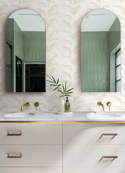 Rattan Ivory Palm Wallpaper