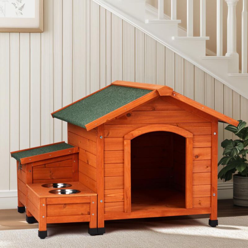 Dog House for Outdoor & Indoor Weather-Resistant Pet Shelter for Small to Large Dogs