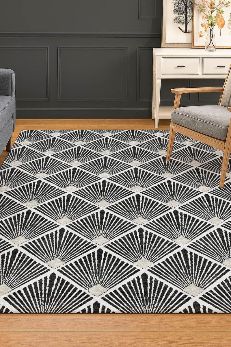 The Reserve TR9 Black 9' x 12' Rug image number 1