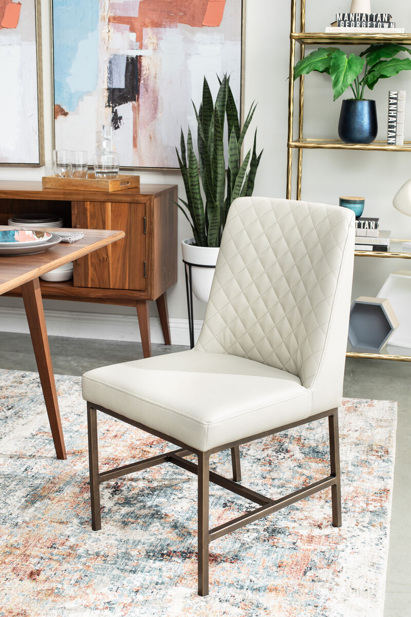 Charming Cream Dining Chair
