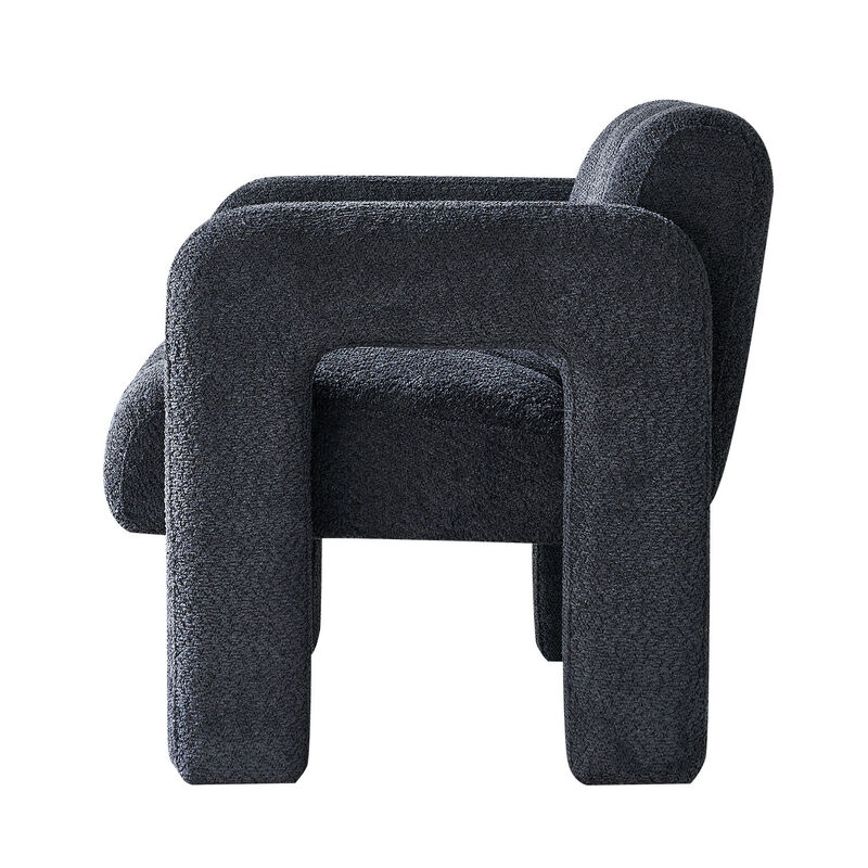 Streamdale 31.10'' Wide Boucle Upholstered Accent Chair image number 3