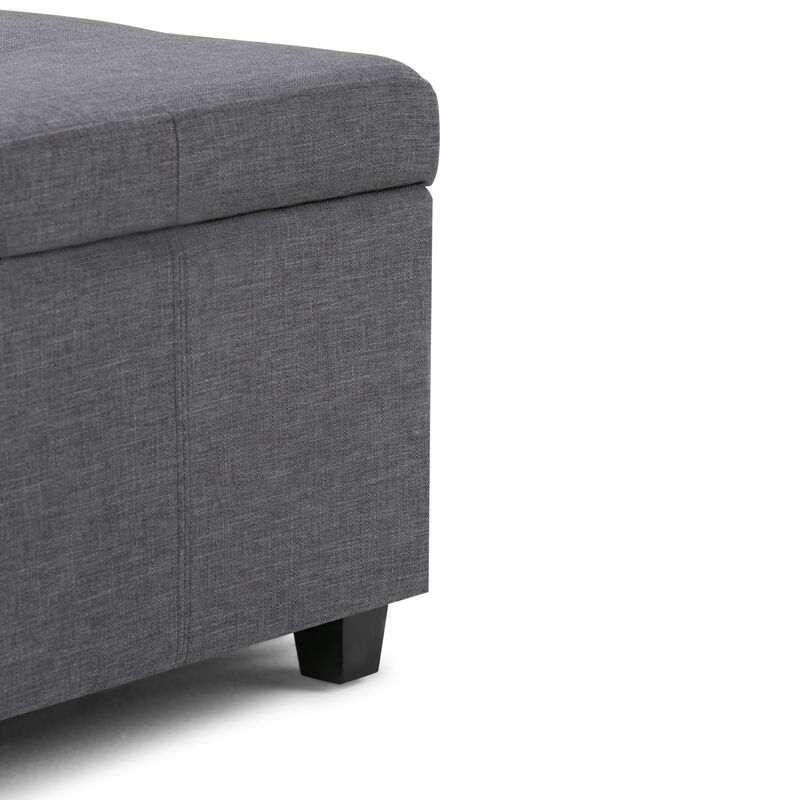 Simpli Home Castleford Storage Ottoman image number 6