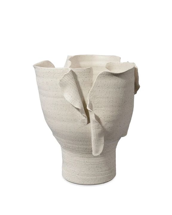 Torn Wide Porcelain Vessel