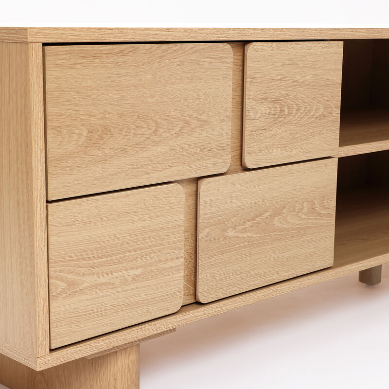 63" Zendic Wood TV Console image number 4