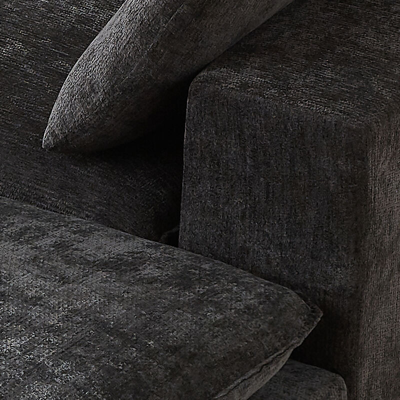 Cukruf Modern Chenille cloud sofa image number 5