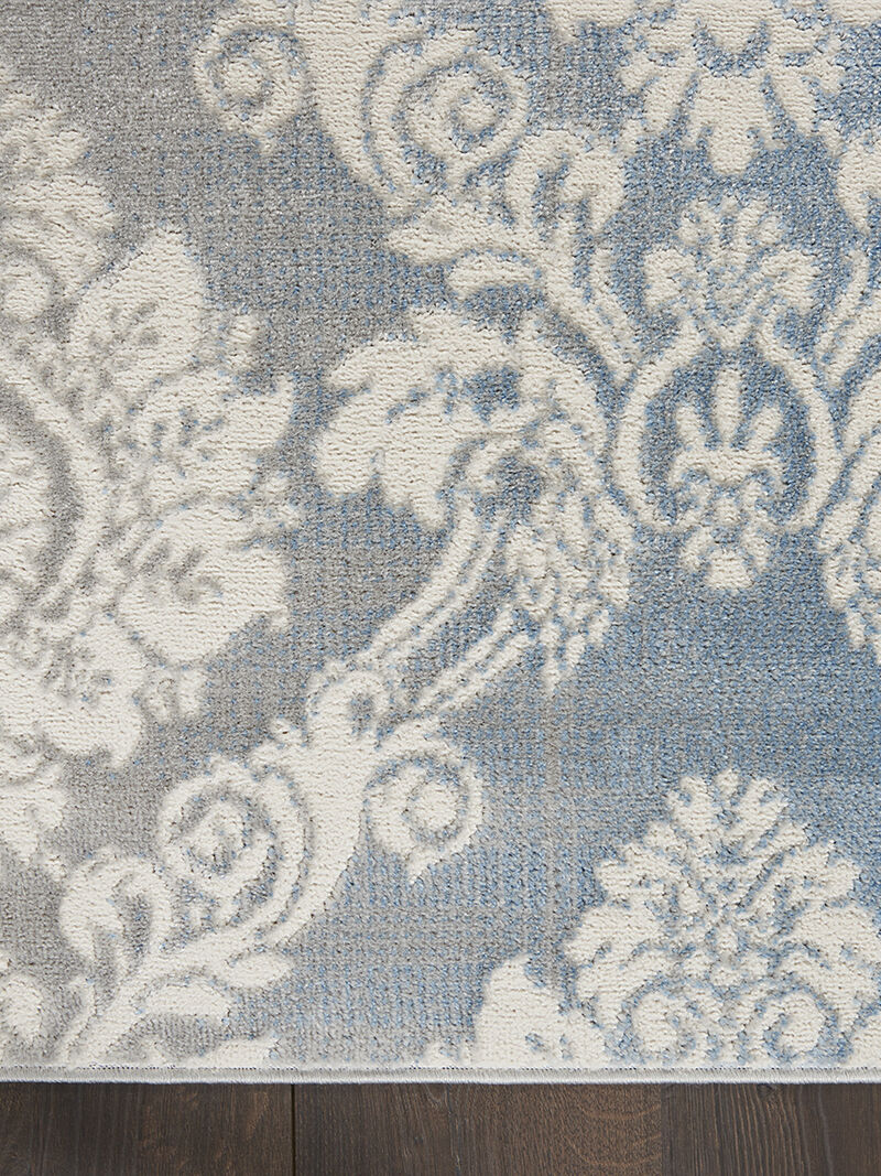 Elation ETN03 Ivory/Blue 9' x 12' Rug